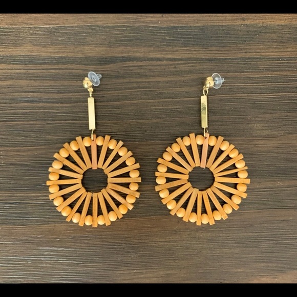 Bamboo earrings - Picture 1 of 3